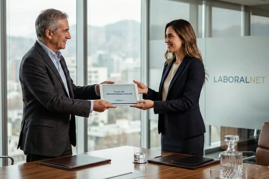 Consultoría de RRHH en Chile para empresas familiares: Fundador y nueva gerenta general en proceso de selección de gerentes con el respaldo de Laboralnet.